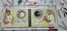 2020 Topps Allen & Ginter Dual Autograph Relic Book Frank Thomas/jimenez