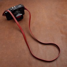 Genuine Leather Camera Shoulder Straps Sling Belt For Leica Sony Nikon Fujifilm