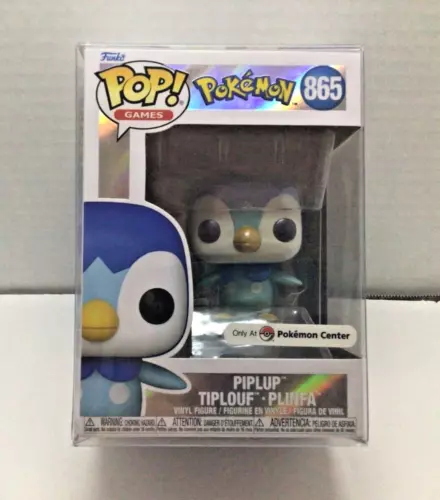 Piplup Funko Pop #865 Pokemon Center Pearlescent Free S/H