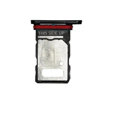 SIM Card Tray Dual for Motorola Edge+ 2022 X30 30 Pro Black Replacement Part
