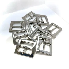 Y3112 Center Bar Buckle Single Prong 25mm 1" Nickel High Quality 10/20pcs