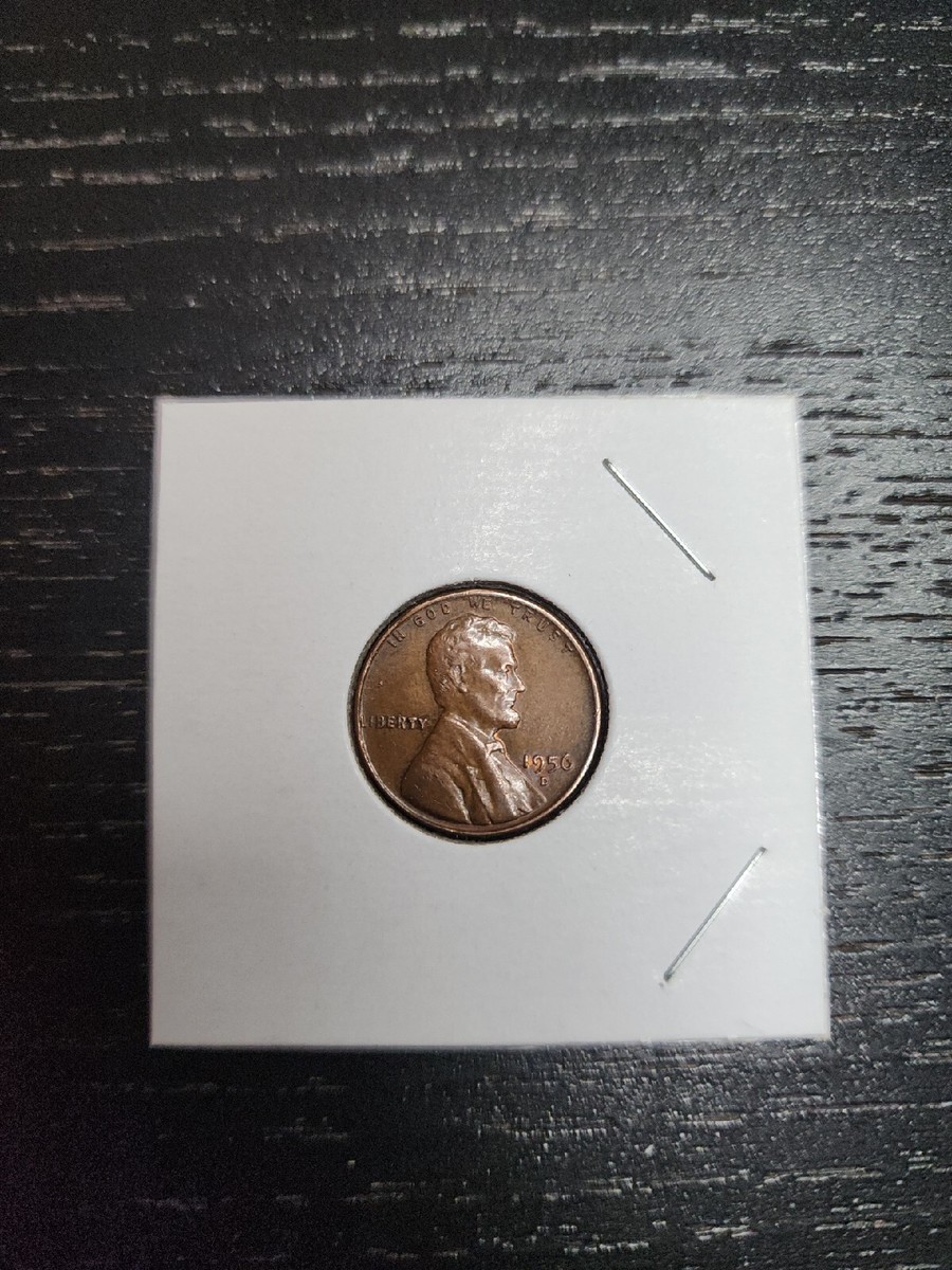 1956-D Lincoln Copper Penny Error | eBay