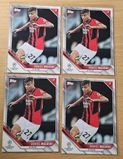 Lot of 4 - 2021-22 Topps UEFA UCL Collection Daniel Maldini #179 AC Milan