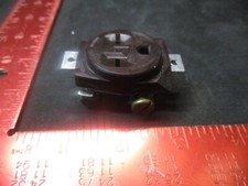 ARROW HART 6-15R SINGLE RECEPTACLE, 15A 250V 2P 3W GRD