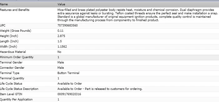 Interruptor de presión de aceite estándar para Ford Station Bus 1962-1965 Foto 4 de 4