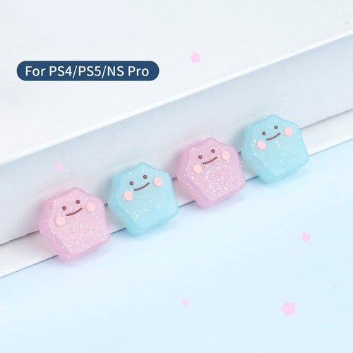 Thumb Grip Caps for PS4/PS5/Switch PRO Controller Soft Silicone Star Devil 4PCS - Afbeelding 7 van 11