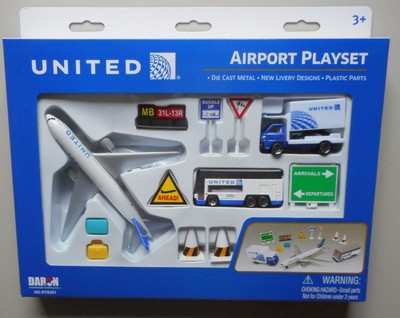 united airlines airport playset