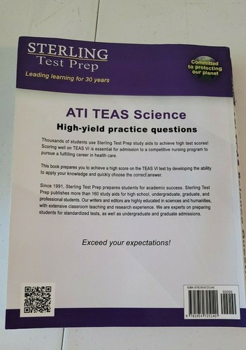 ATI TEAS Wissenschaftliche Fragen: TEAS VI ertragreiche Praxisfragen & Detail... - Bild 2 von 5