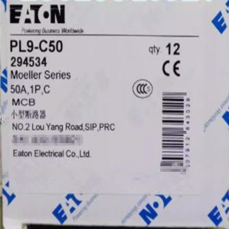 New Original EATON Miniature Circuit Breaker  PL9-C50 FedEx/DHL/UPS