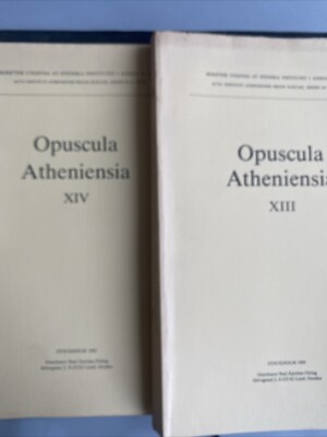 Diverse Autoren Opuscula Atheniensia Band 13 und 14 RAR