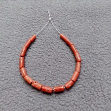 Vintage Corallo Perline Sciolte Gemma Autentico 100% Naturale Italia Corallo ...