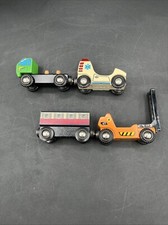 Brio World Wooden Railway Lot Of 4 VTG Cars