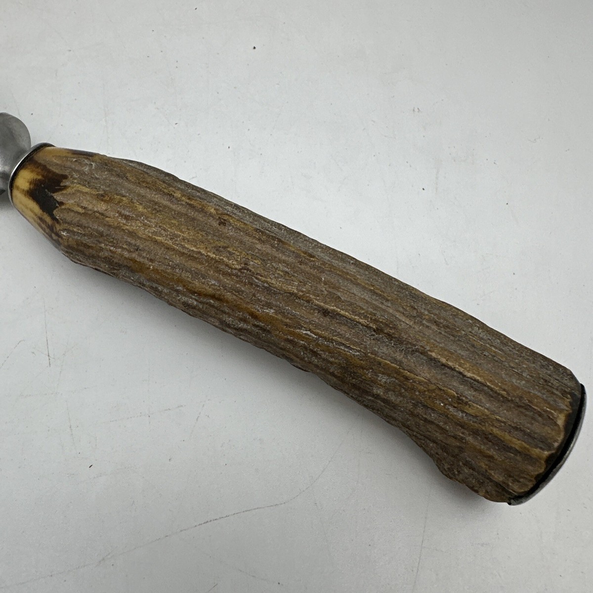 Vintage Fancy Marshall Wells Co. Zenith Stag Handle Carving Knife