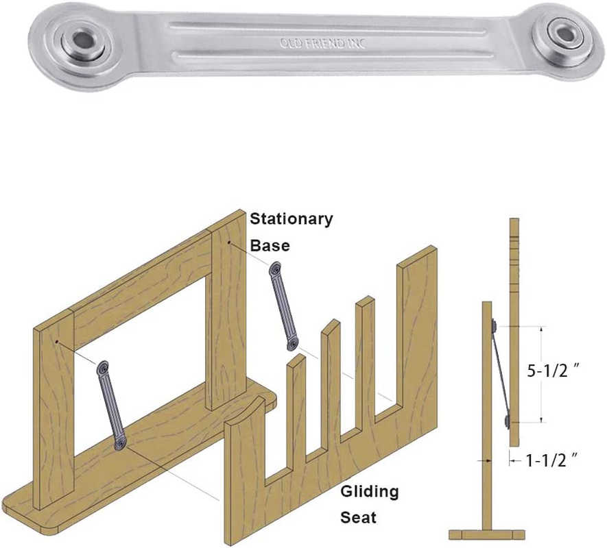 L Continue Glider Bearing Arm Bracket Replacement Hardware Rocker Parts
