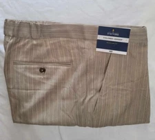 Stafford mens Pants Tailored Jogger size 38SH color tan