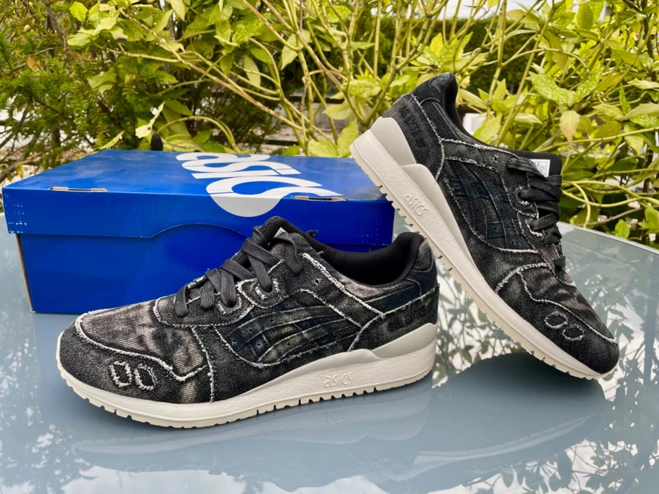 ASICS Gel-Lyte III 3 "Black Washed Denim" (2018)  EUR 42 US 8,5 - HN7L2-9090 - Bild 2 von 4