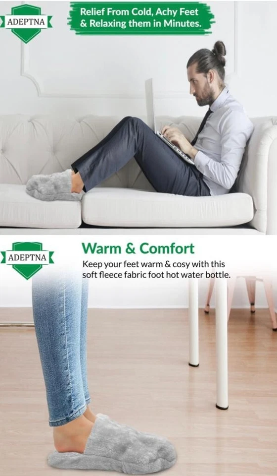 ADEPTNA 2L FOOT WARMER HOT WATER BOTTLE - KEEP YOUR FEET COZY AND WARM