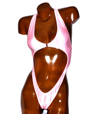 New Clip front cross back one piece thong slingshot bodysuit stage wear costume