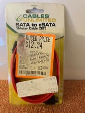 Cables Unlimited EXTERNAL SATA TO ESATA CABLES BX 9