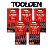 Image of N-Durance T118B Jigsaw Blades for Metal 75mm x 1.0mm x 12 TPI (25 Pack)
