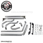 2007 2009 Harley FXSTB 1584 Softail Night Train Complete System BASSANI Fis...