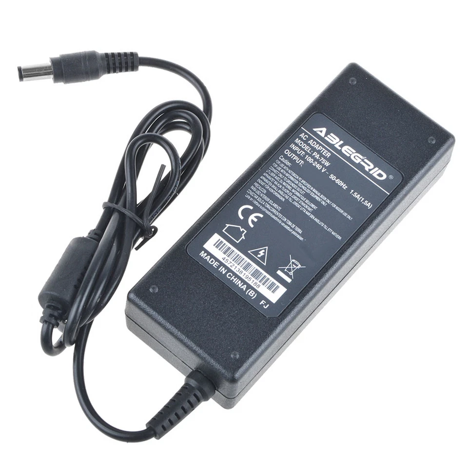 15V AC Adapter For Toshiba Satellite Pro 6000 6100 PA3083U-1ACA Cord Charger 75W - Image 3 of 4