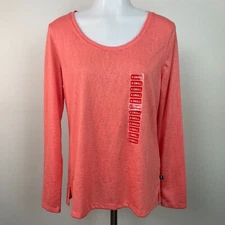 GAP Top XS Orange Long Sleeve Tee Shirt Women's NWT