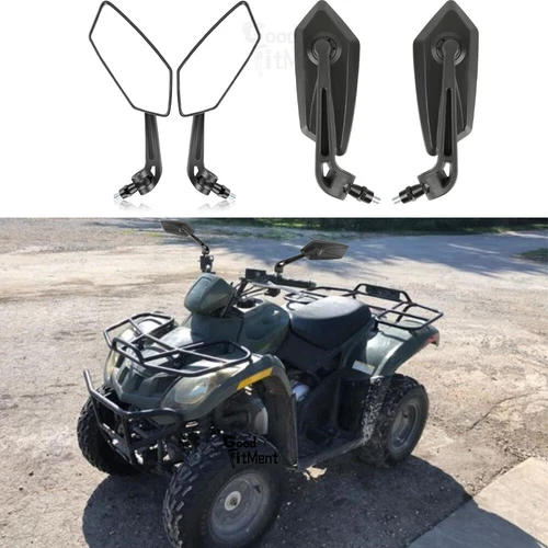 ATV UTV Black Side Rear View Mirror For Arctic Cat 250 300 400 500 650 700 1000