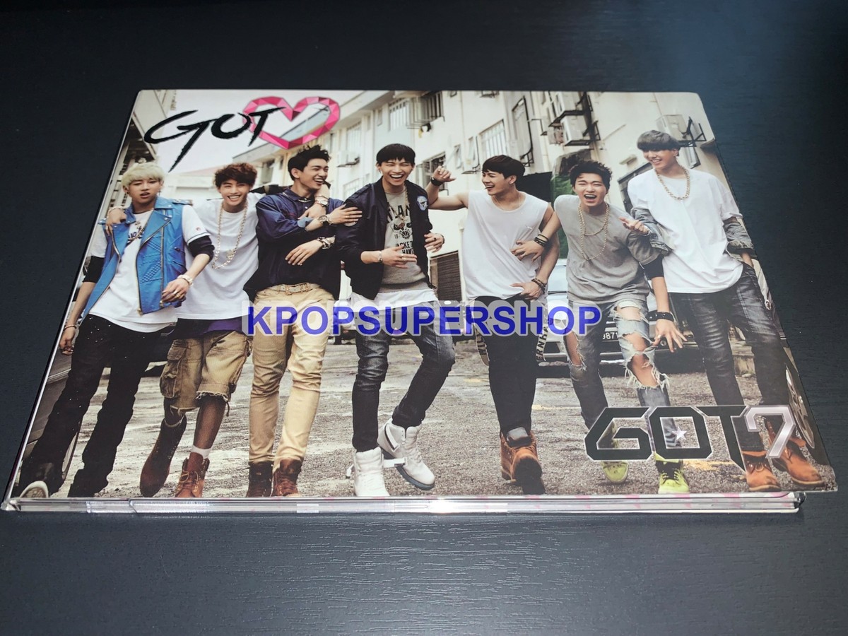 Got7 2nd Mini Album GOT♡ Got Love CD Photobook Good Cracked Tray