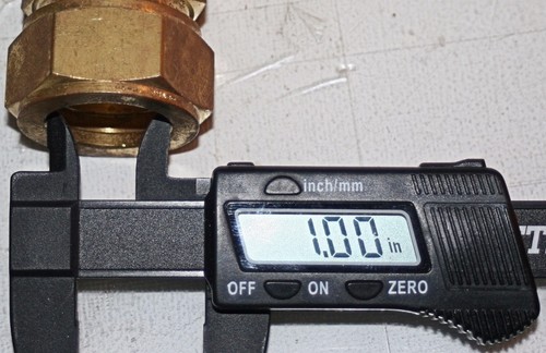 1" Tube x 1" MNPT Brass Male Fitting HOKE 16CM16BR - Picture 5 of 5