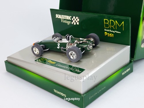 Slot Car Scalextric Vintage 6255 BRM F-1 P261 "Vintage" Lted. Ed Graham Hill '64 - Bild 4 von 5