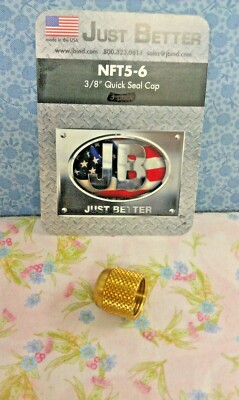 #ad Vacuum Pump Cap 3 8 Quick Seal Cap with Internal O Ring Seal JB# NFT5 6 $3.99