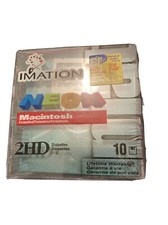 Imation Neon Macintosh 2hd Diskettes 10 Pack