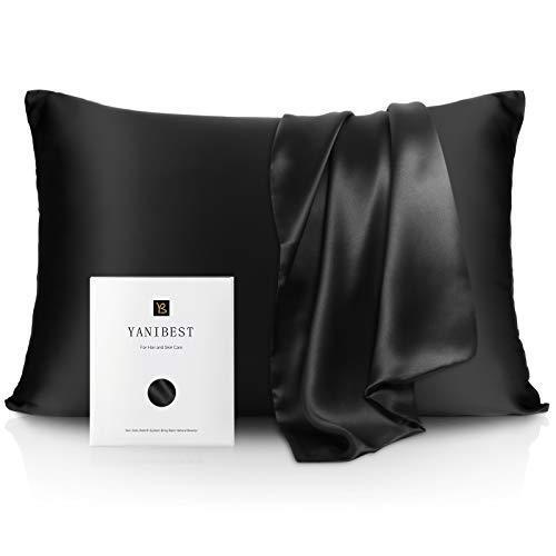 YANIBEST Silk Pillowcase for Hair and Skin - 22 Momme 600 Thread Count 100%-image