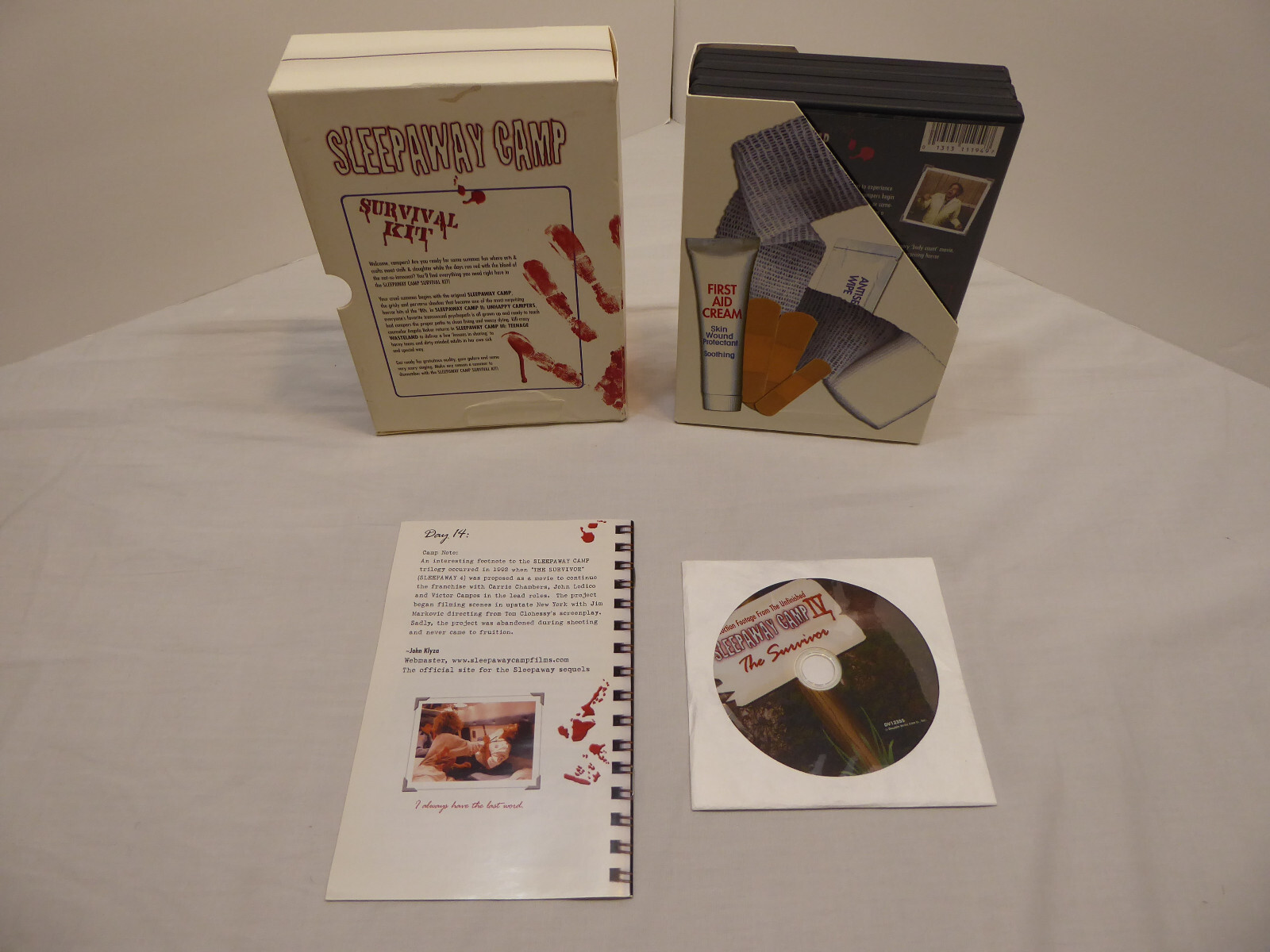 Sleepaway Camp Survival Kit (DVD, 2002, 3 Disc Set) 13131235890 eBay