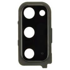 Glass Camera Lens with Bracket Back for Samsung Galaxy S20 Gray Replacement Part