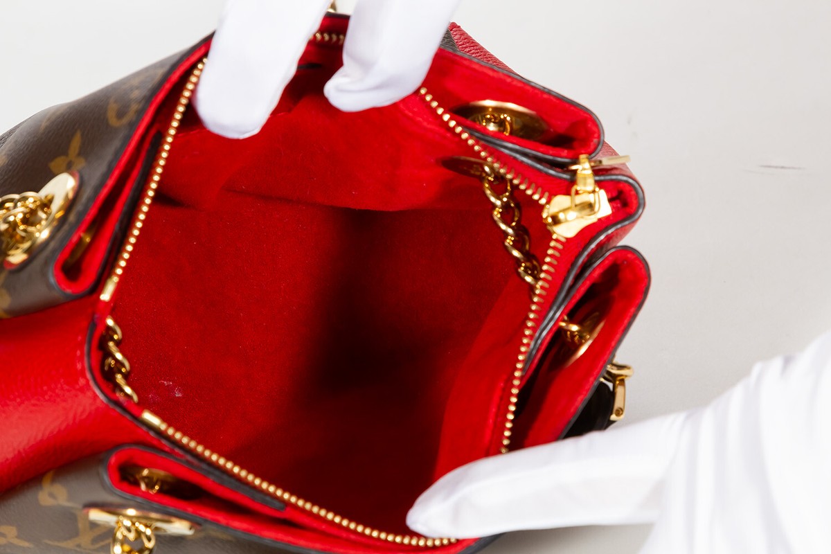 Louis Vuitton Surene BB Monogram Canvas Shoulder Bag Red Louis Vuitton Surene BB Monogram Canvas Shoulder Bag Red