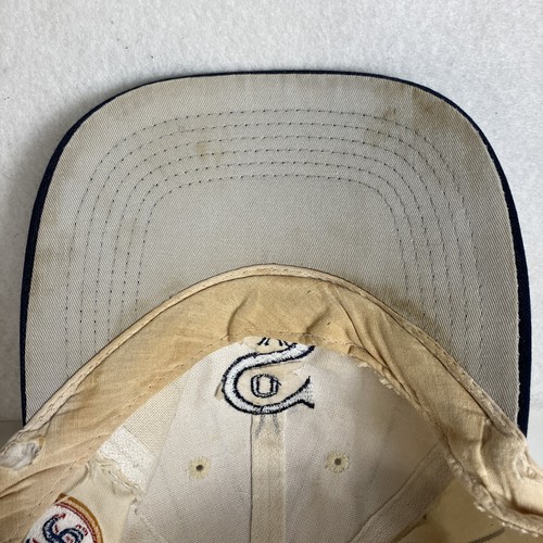 Vintage Chicago White Sox Snapback Hat Cap Miller Lite Pinstripes Throwback - Picture 9 of 9