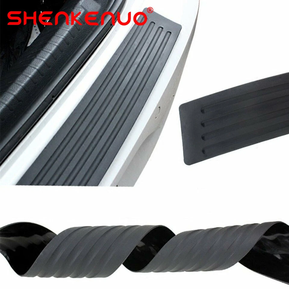 Protector de parachoques trasero para Toyota Prius V Priusv 2012 2017 cubierta de goma Foto 4 de 4