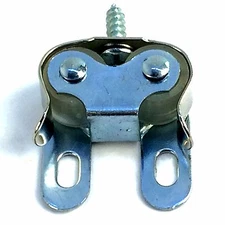 Lot OF 4- Zinc- Roller Catches For Cabinet Doors/w strike