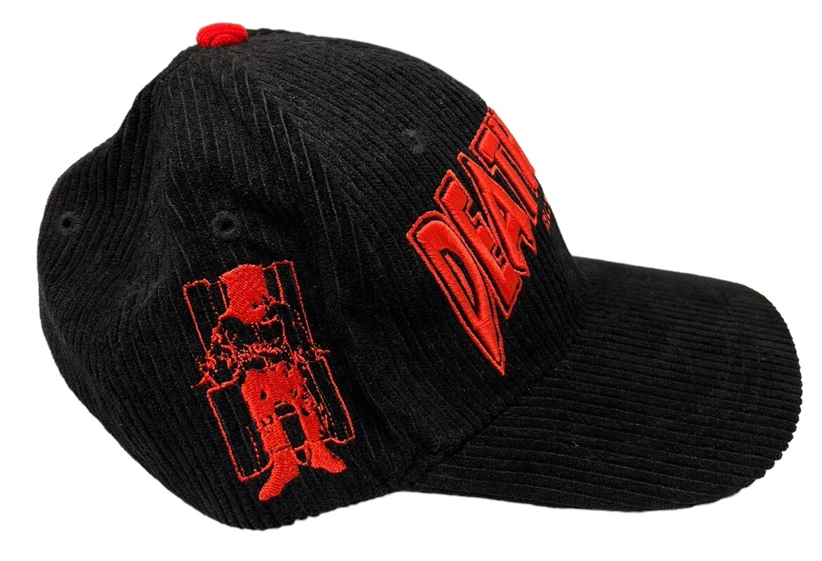 Death Row Records Corduroy Snap Back Headgear Classics Hat Death Row Records Corduroy Snap Back Headgear Classics Hat