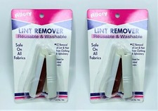 Lot of 2 Allary Lint Remover Reusable and Washable Safe On all Fabrics