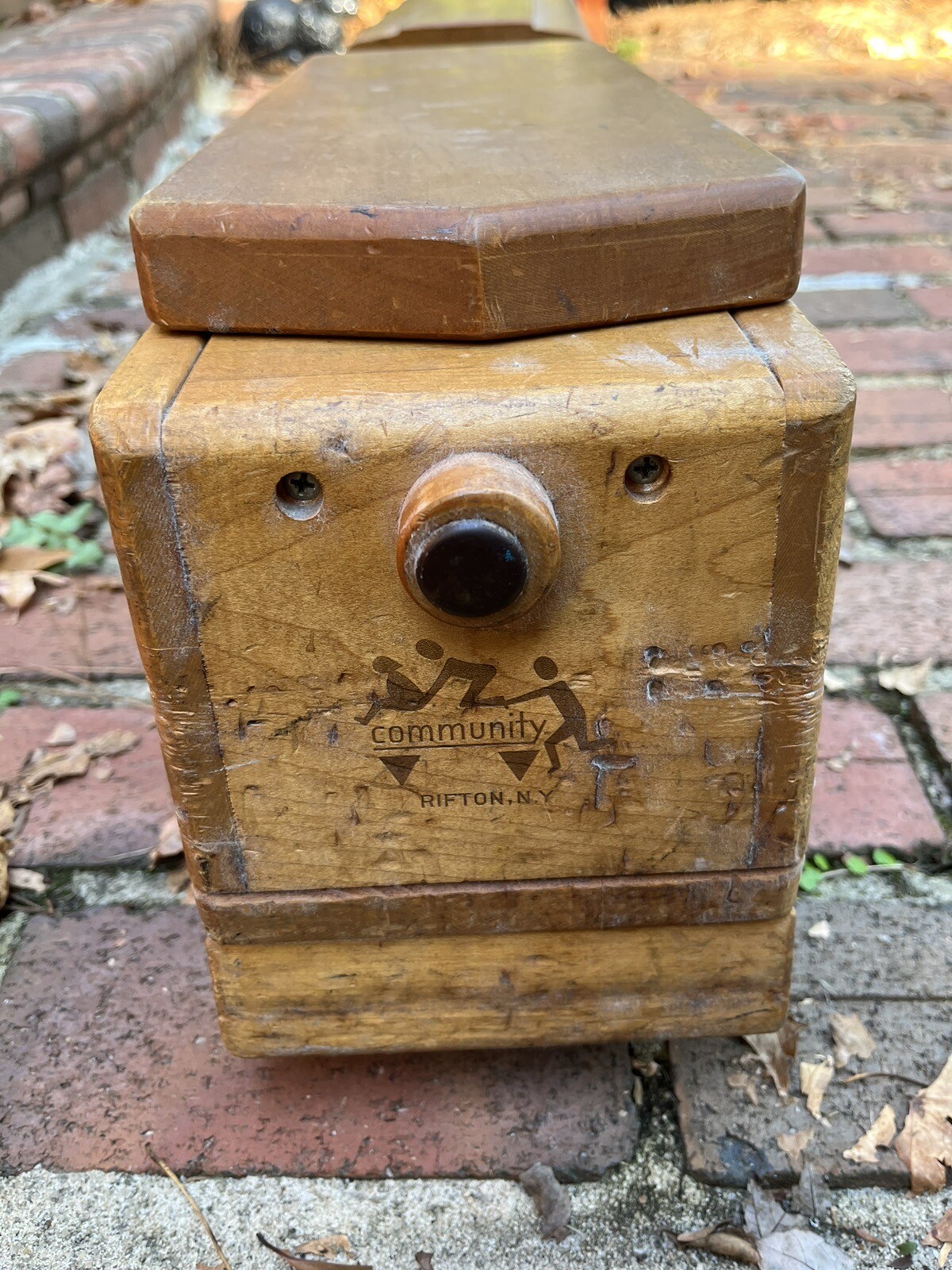 Vintage Community Wooden Train Rifton, NY eBay