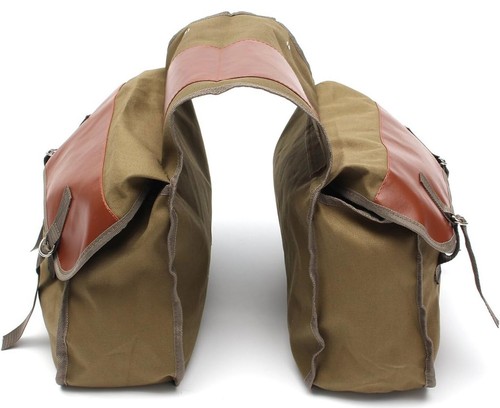 Alamor Moto Tela Borse Equine Zaino Per Haley Sportster/Honda - Foto 10 di 17