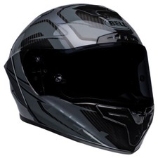 BELL STREET 2023 RACE STAR FLEX DLX Motorcycle Helmet LABYRINTH BLACK/GREY - S