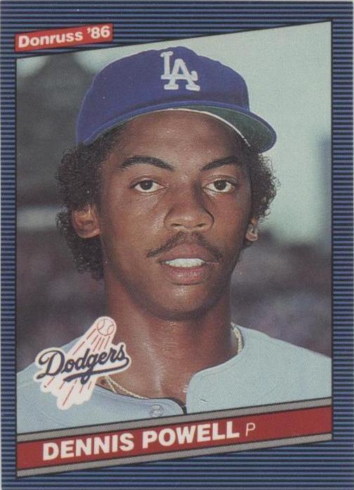 1986 Donruss - Dennis Powell #250 - 1 of 1