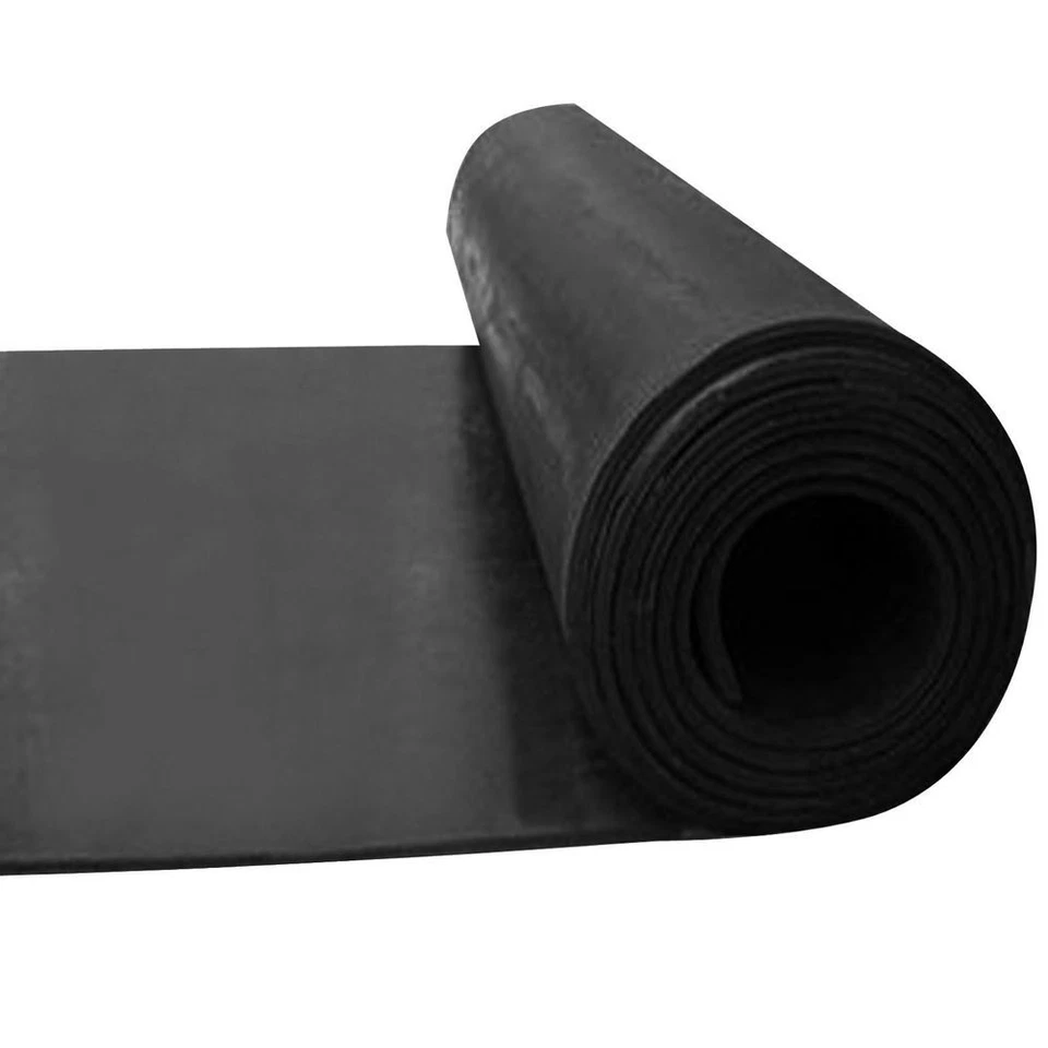 Smooth Rubber Flooring Matting Roll Heavy Duty Garage, Shed, Van, Car, Workbench - Image 3 of 3