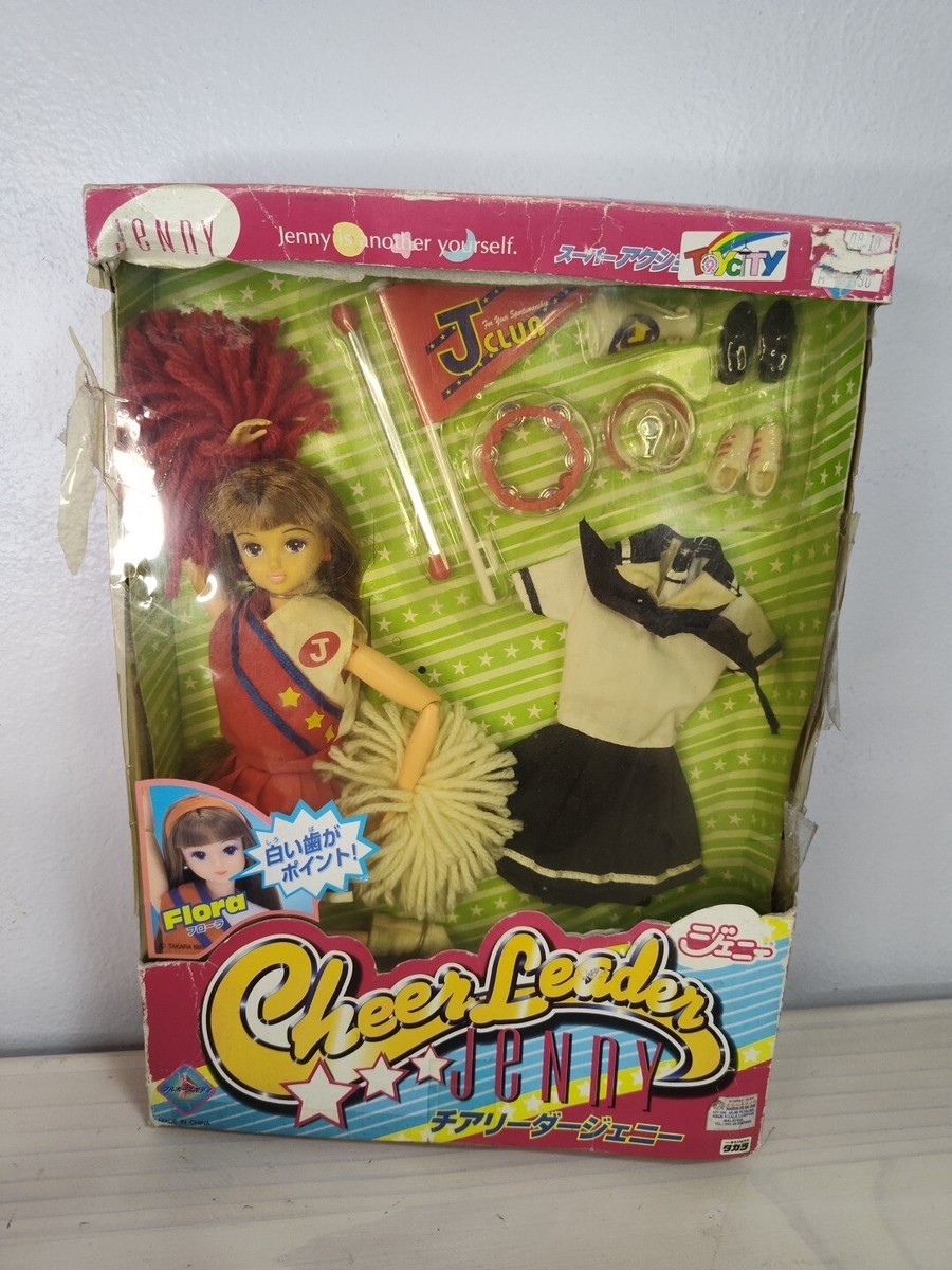 Rare Cheerleader Jenny Super Action Body Red Dress Japan Takara