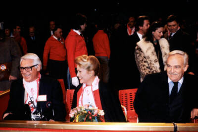 Actor Gary Grant Princess Grace of Monaco Prince Rainier III of Mo- Old Photo