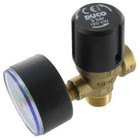 Duco Membran Sicherheitsventil mit Manometer für Heizung 3,0 1/2" IG AG 120KW